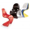 Panton chair black rental-hire-furniture in paris-france