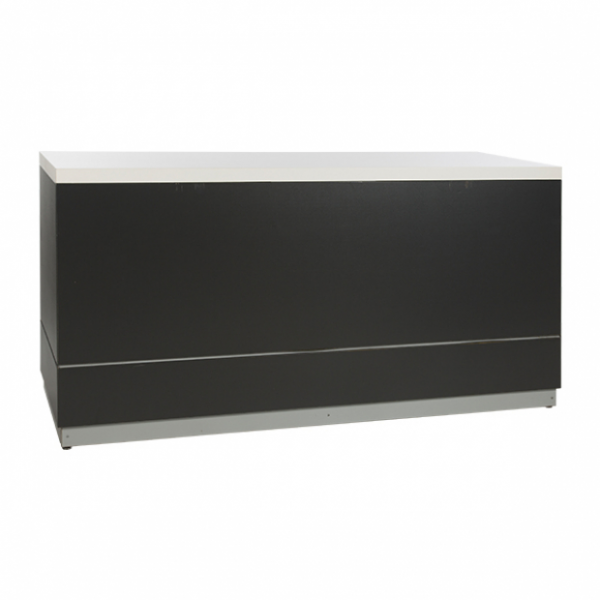 Bar anthracite with white tab- Rental-furniture in Paris-Franceletop