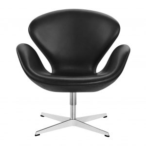 Fritz-Hansen_Swan-Chair leather rental-hire-furniture in paris-france