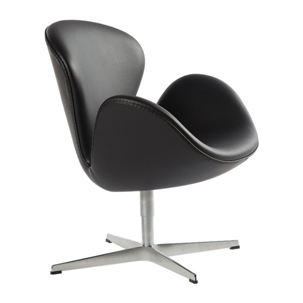 Fritz-Hansen_Swan-Chair leather rental-hire-furniture in paris-france