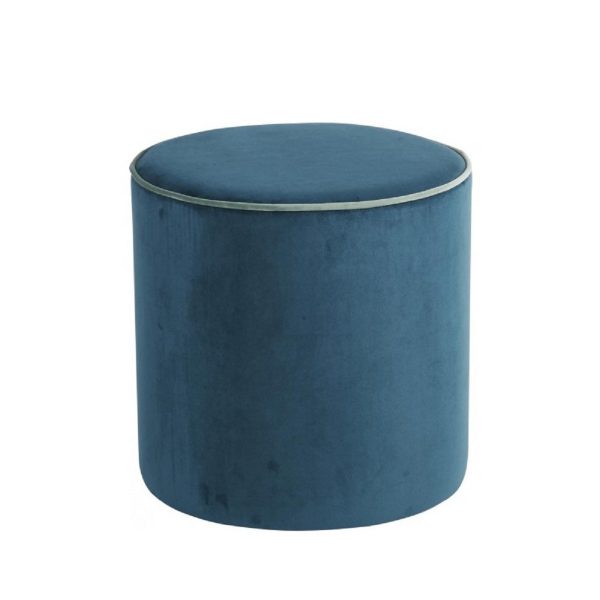 Design Lounge Rental Pouf-Softy-blue in Paris - France