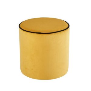 Design Lounge Rental Pouf-Softy-jaune in Paris France