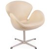 Fritz-Hansen_Swan-Chair leather rental-hire-furniture in paris-france