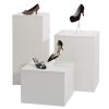 Plinths-for-hire white. pedestal Expo Rental-furniture in Paris-France