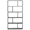 Black Metal Shelving - Showroom furniture hire Paris