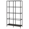 Black Shelving - Showroom furniture rental Paris