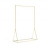 Golden Metal Garment Rack - rental furniture Paris