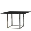 Table Kuadra- black -Showroom-Rental-furniture in Paris-France