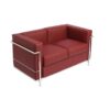 Wellington Sofa Red Leather- Rental-furniture in Paris-France Furniture hire in ParisSofa Milano Leather- Rental-furniture in Paris-France Furniture hire in Paris