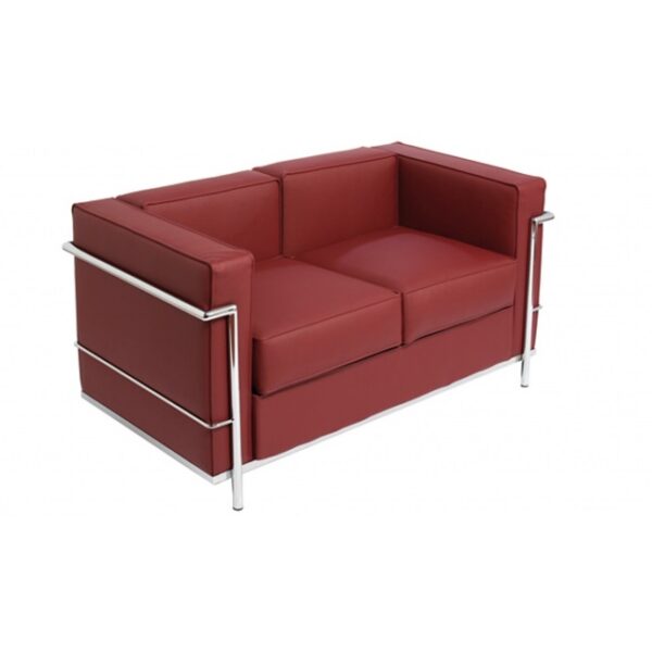 Wellington Sofa Red Leather- Rental-furniture in Paris-France Furniture hire in ParisSofa Milano Leather- Rental-furniture in Paris-France Furniture hire in Paris