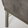 The Loft Sofa -   gray leather - Rental-furniture in Paris-France