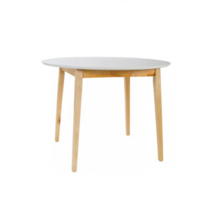 TABLE NORWAY white Rental-furniture in Paris-France